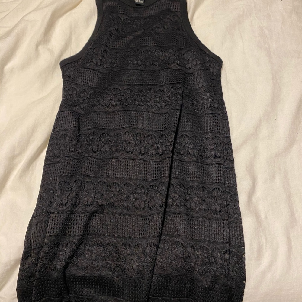 f21 black dress
